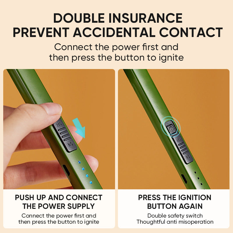 Sakerplus Rechargeable Windproof Arc Lighter