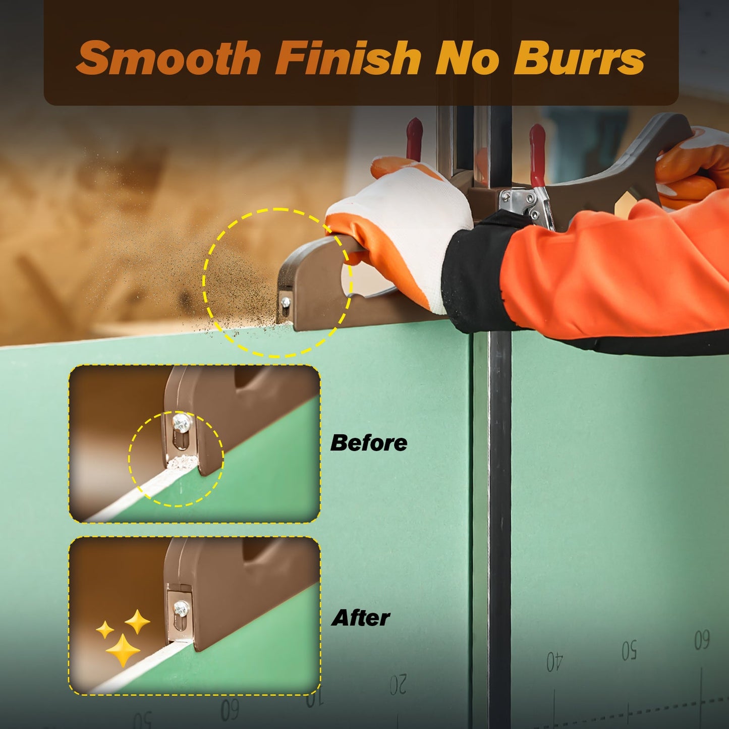 Sakerplus Foldable Drywall Cutting Tool