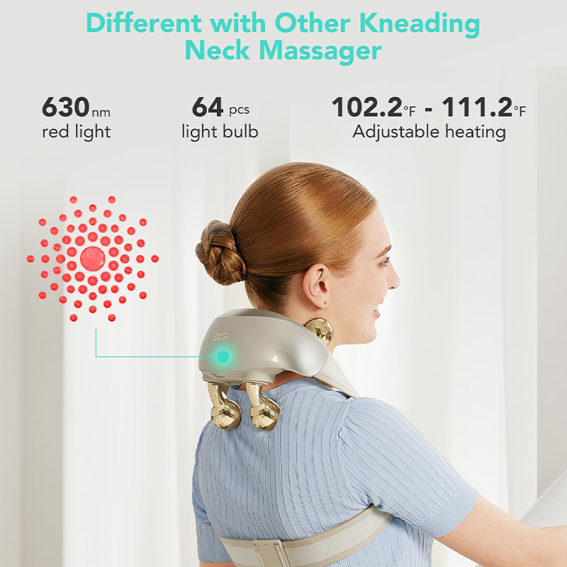 Sakerplus Neck Massager for Pain Relief Deep Tissue