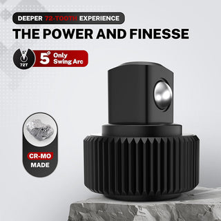 Sakerplus® Stubby Ratchet Set with Reversible Head