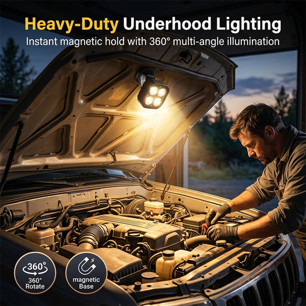 Sakerplus® 360° App-Controlled Magnetic Work Light