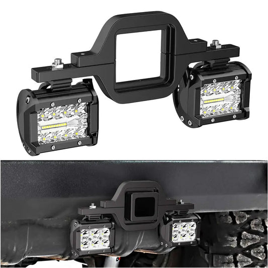 Sakerplus LED Work Light Pods With Brackets