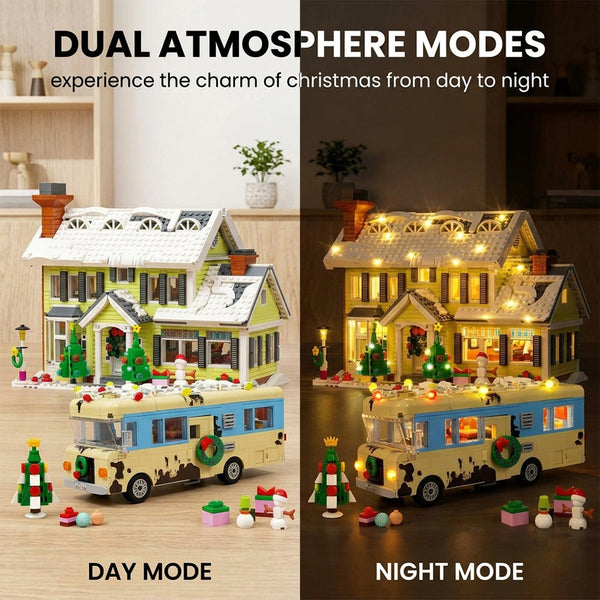 Sakerplus® Christmas Village House RV Building Set