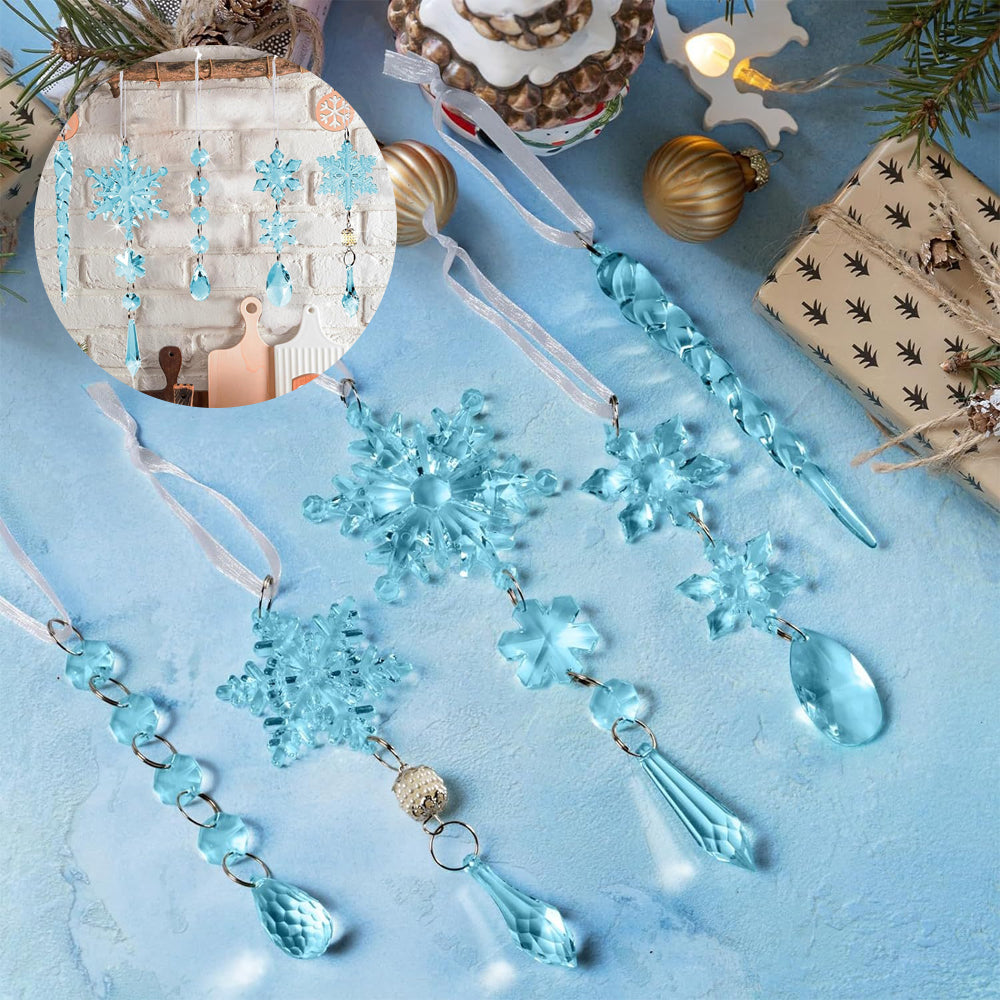 Sakerplus® Acrylic Crystal Christmas Ornaments