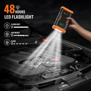 Sakerplus® Compact Car Jump Starter With Air Compressor