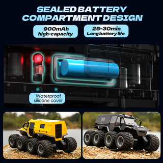 Saker Amphibious 8-Wheel Off-Road Remote Control Car