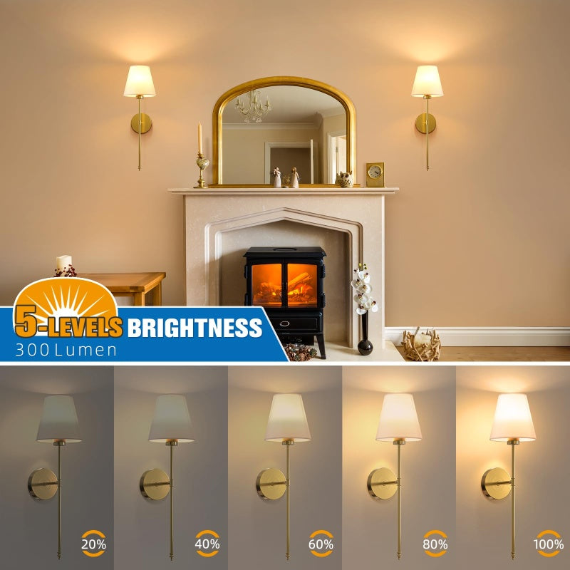 Sakerplus® Rechargeable Battery Operated Wall Sconces