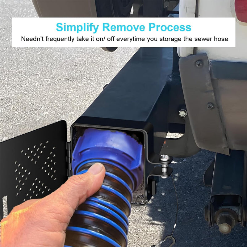 Sakerplus Aluminum RV Bumper End Cap Set