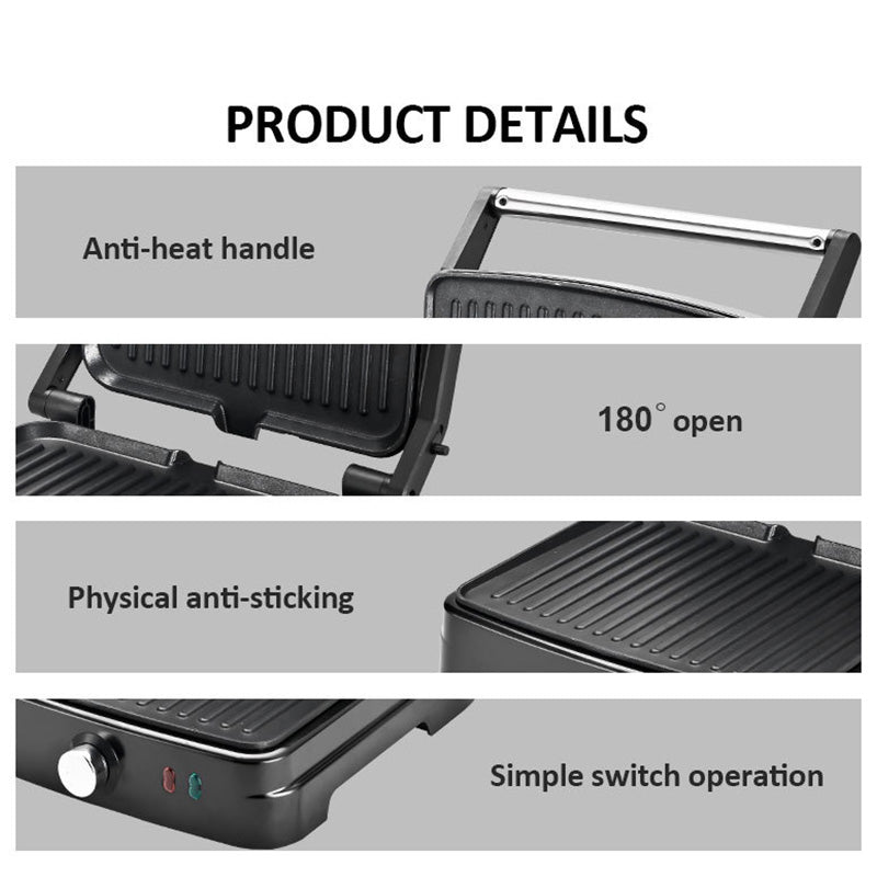 Sakerplus 3 in 1 Panini Sandwich Maker