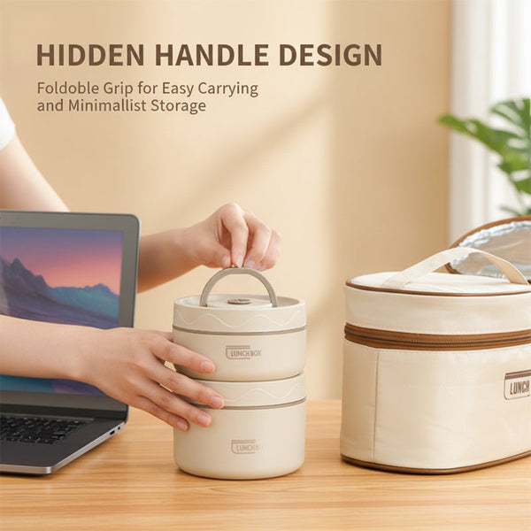Sakerplus® Insulated Stainless Steel Bento Lunch Box