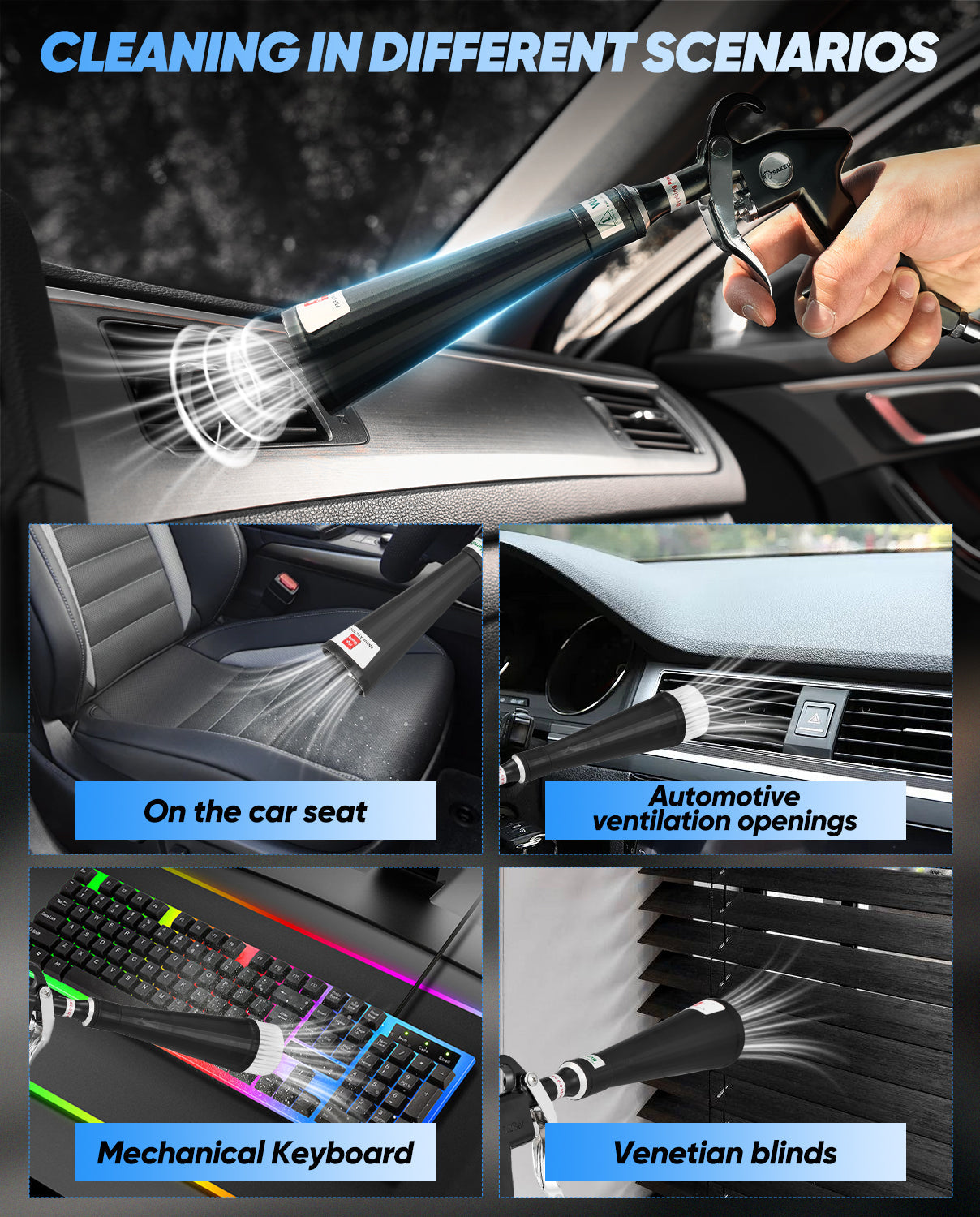 Sakerplus Tornado Dry Cleaning Gun