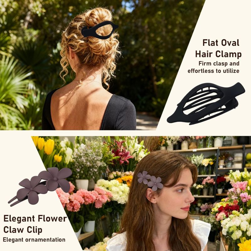 Sakerplus® 12 Pack Flat Hair Clips For Women