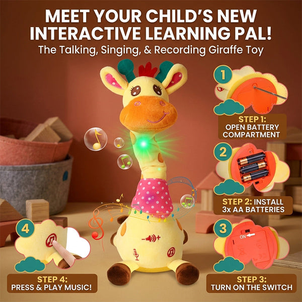 Sakerplus® Dancing Talking Musical Giraffe Toy