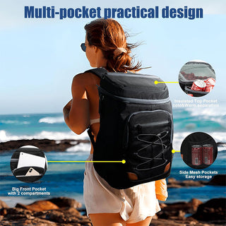 Sakerplus® Insulated Leakproof Cooler Backpack