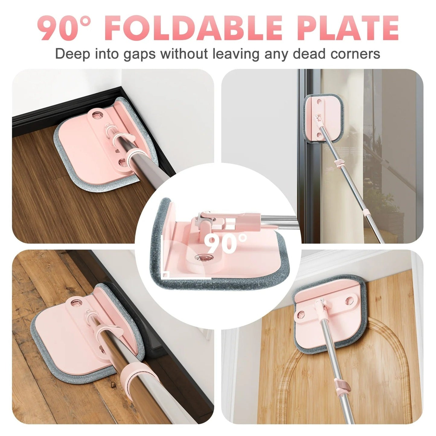 Sakerplus Upgrade Spin Mop Bucket with Detachable Inner Bucket