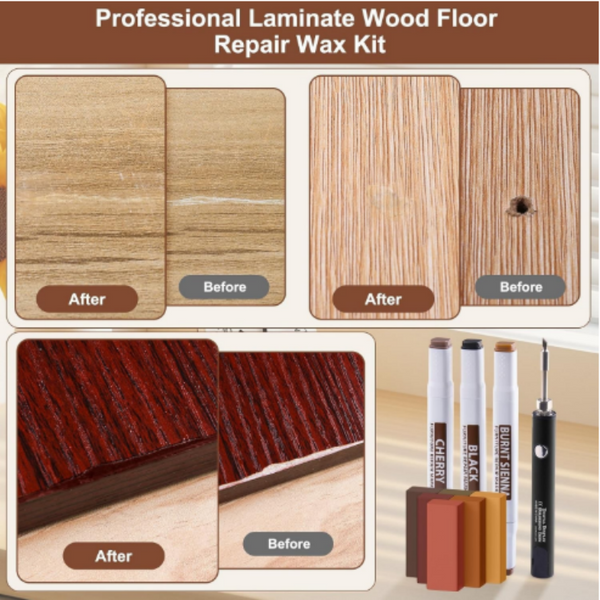 Sakerplus® Laminate Wood Floor Repair Wax Kit