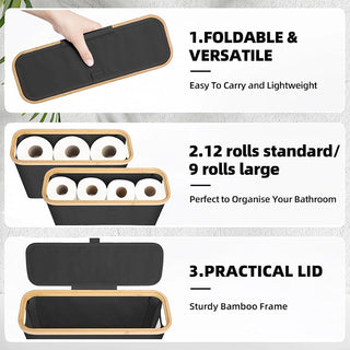 Sakerplus® Toilet Paper Storage Basket