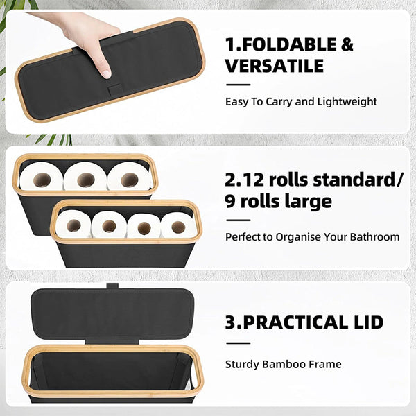 Sakerplus® Toilet Paper Storage Basket