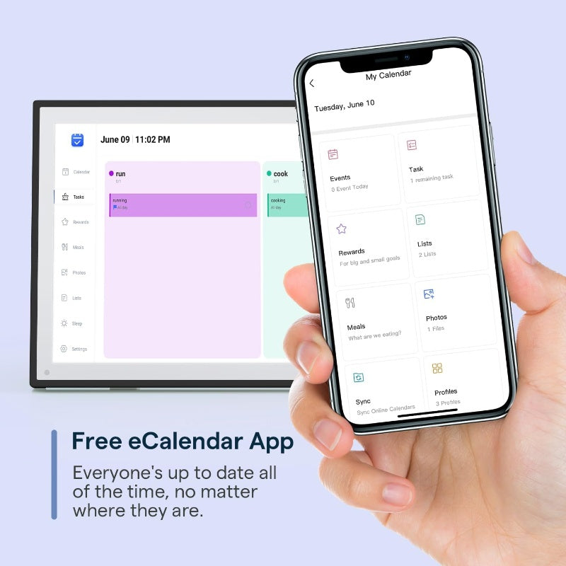 Sakerplus® Smart WiFi Digital Family Calendar