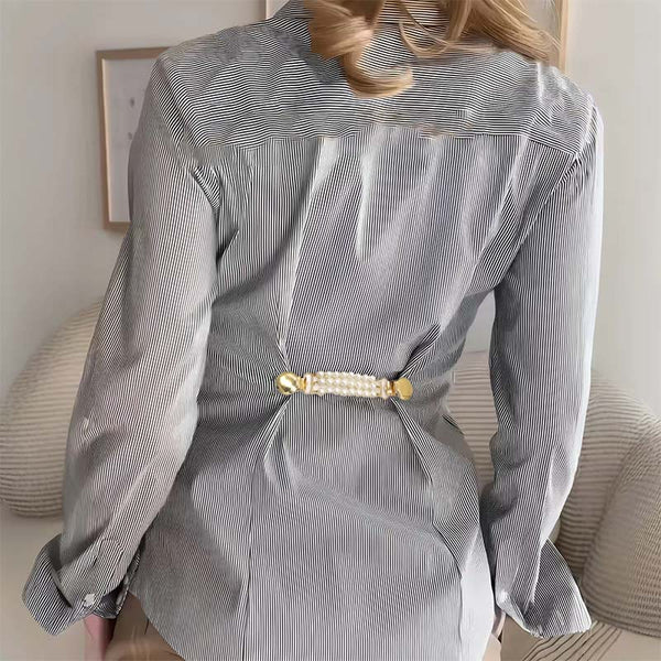 Sakerplus® Vintage Sweater Shawl Clips With Pearl Chain Clasps