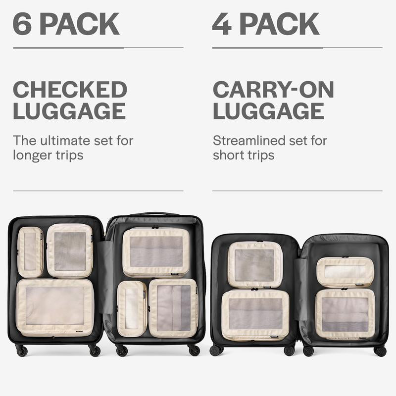 Sakerplus® Ultralight Compression Packing Cubes Set