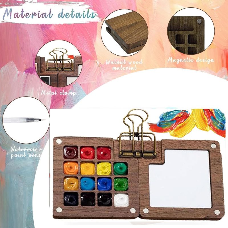 Sakerplus® Mini Pocket Watercolor Paint Set