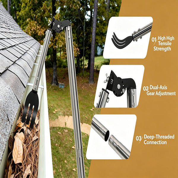 Sakerplus® Ground Level Gutter Cleaning Tool
