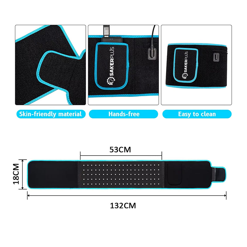 Sakerplus Infrared Light Waist Relaxation Massage Band