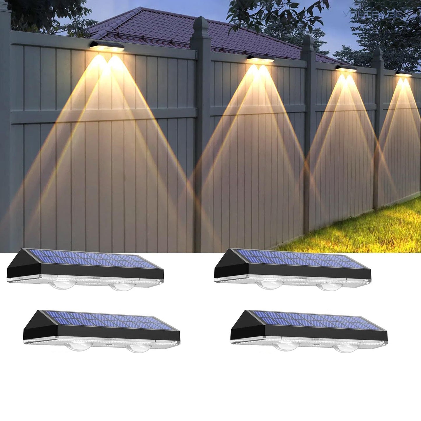 Sakerplus Wall Mount Solar Lights