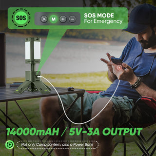 SakerPlus Retractable Windproof Camping Lantern