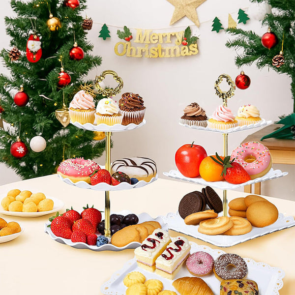 Sakerplus® Tiered Cake Stand Dessert Display Set