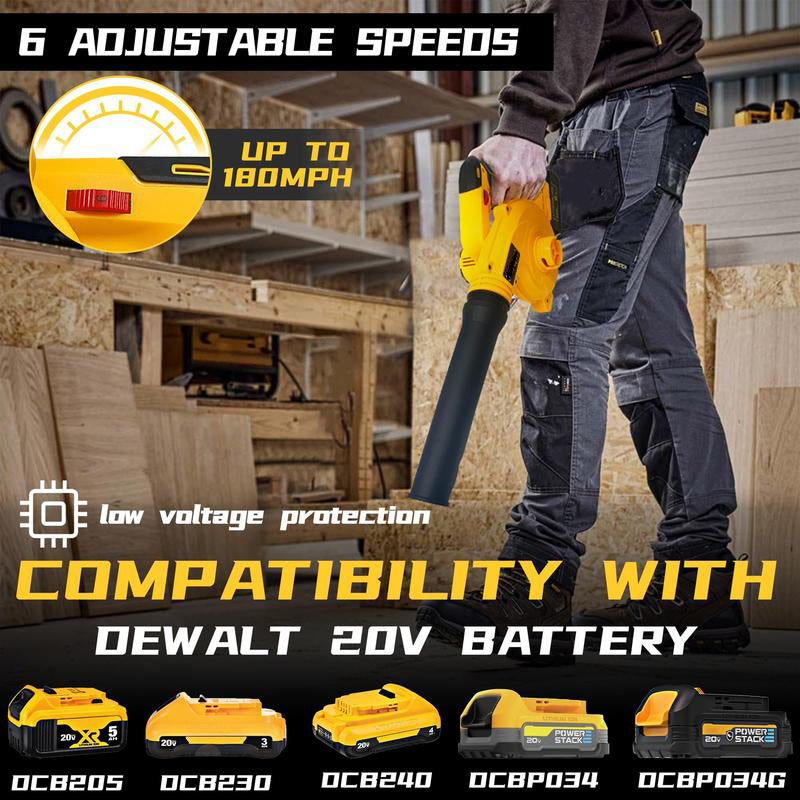 Sakerplus Cordless Jobsite Leaf Blower Vacuum