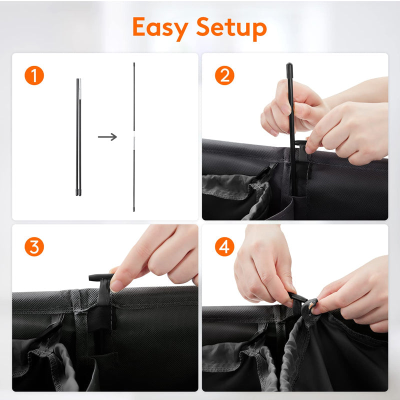 Sakerplus Double Laundry Hamper with Lid