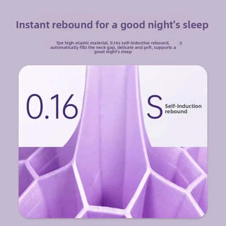 Sakerplus® Purple Gel Latex Neck Pillow