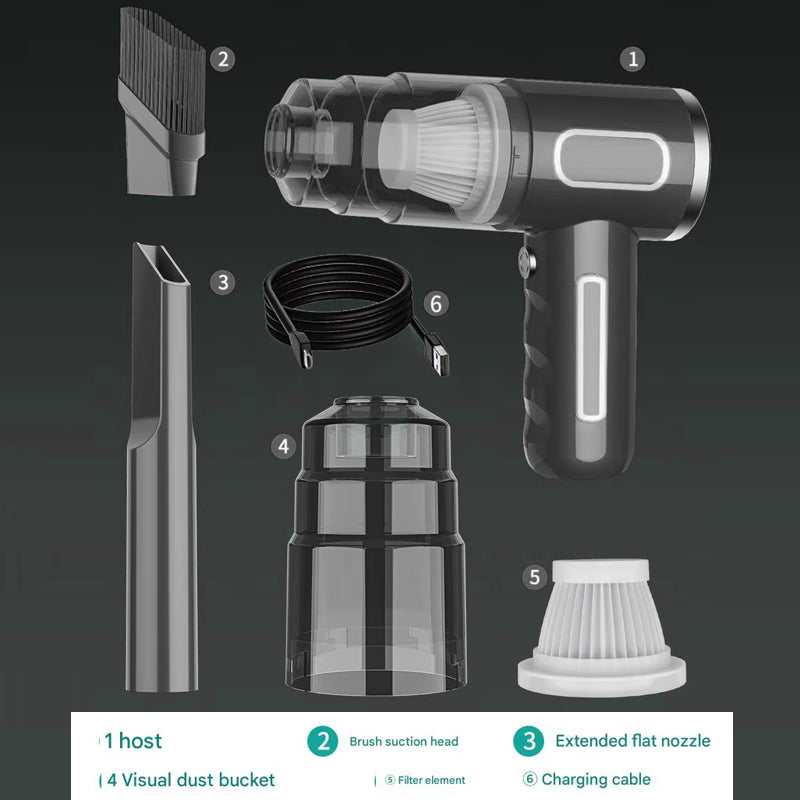 Sakerplus Portable Handheld Car Vacuum Cleaner