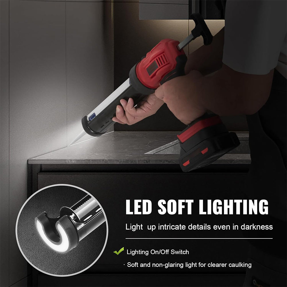 SAKER Cordless Caulking Gun,  Adhesive Gun Kit