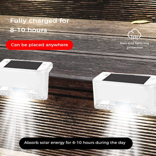 Saker Solar Deck Lights Outdoor 4 Pack