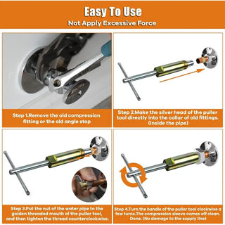 Sakerplus® Compression Sleeve Puller Pipe Tool