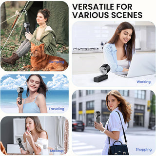 Sakerplus Foldable USB Rechargeable Handheld Fan