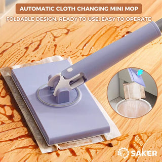 Sakerplus® Automatic Cloth Changing Mini Mop