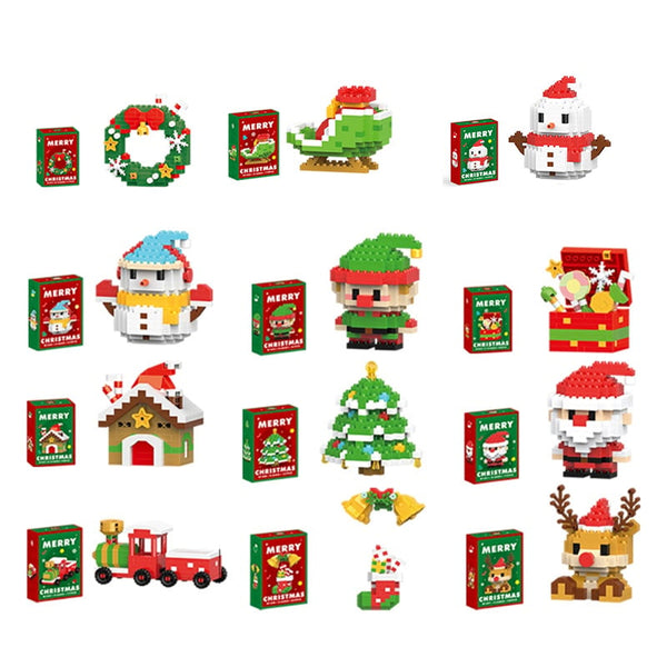 Sakerplus® Mini Christmas Building Blocks Set