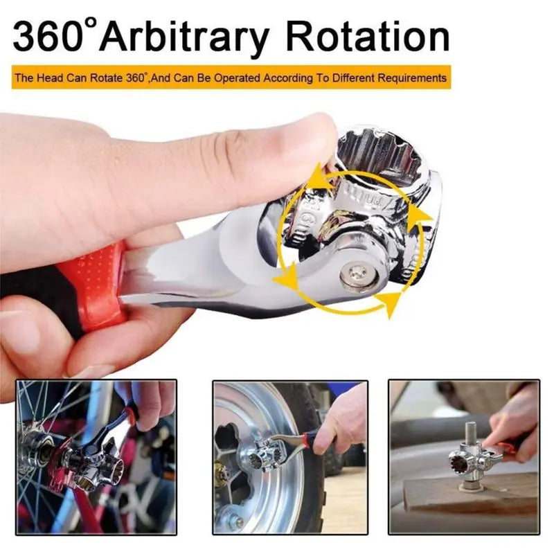 Sakerplus Universal Socket Wrench Tool Set