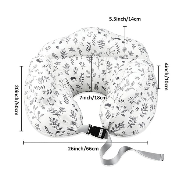 Sakerplus® Ergonomic Adjustable Breastfeeding Nursing Pillow
