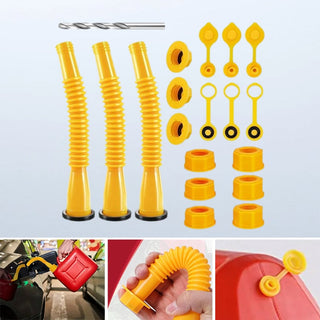 Sakerplus® Gas Can Spout Replacement With Anti-Spill Flexible Nozzle