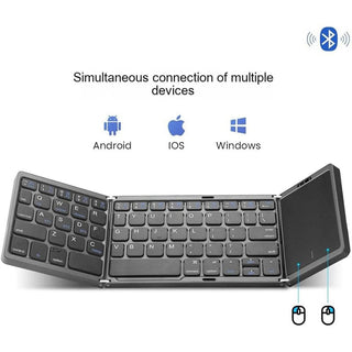 Sakerplus® wireless Bluetooth Keyboard with Touchpad
