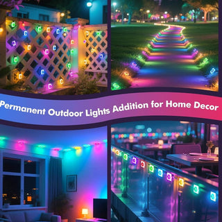 Sakerplus® Smart RGB Outdoor Lights for Decor