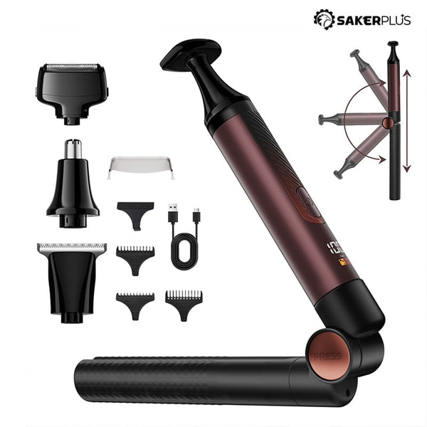 Sakerplus® Long Handle Electric Back Body Shaver