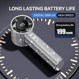 Sakerplus® Luxury Rechargeable Handheld Turbo Fan