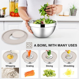 Sakerplus® Stainless Steel Mixing Bowls Set