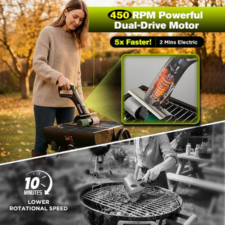 Sakerplus® Electric Grill Brush for Outdoor Grill